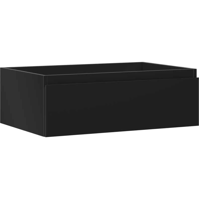 Mexen Orio meuble-lavabo 70 cm, 1 tiroir, noir mat - 91A10-07023-1-BF71