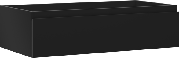 Mexen Orio armoire de salle de bain sous vasque 90 cm, 1 tiroir, noire mate - 91A10-09023-1-BF71