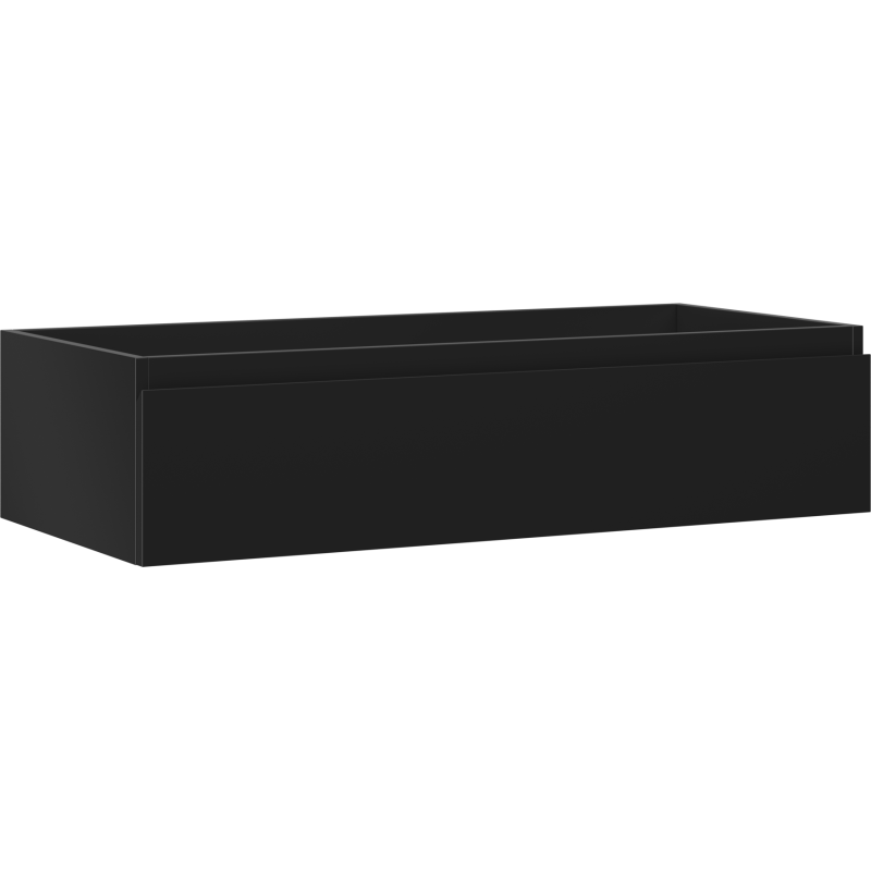 Mexen Orio meuble de salle de bain sous lavabo 100 cm, 1 tiroir, noir mat - 91A10-10023-1-BF71