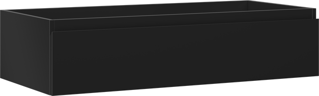 Mexen Orio meuble de salle de bain sous lavabo 100 cm, 1 tiroir, noir mat - 91A10-10023-1-BF71