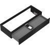Mexen Orio armoire de salle de bain sous-lavabo 120 cm, 1 tiroir, noir mat - 91A10-12023-1-BF71