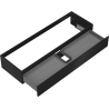 Mexen Orio armoire de salle de bain sous lavabo 140 cm, 1 tiroir, noir mat - 91A10-14023-1-BF71