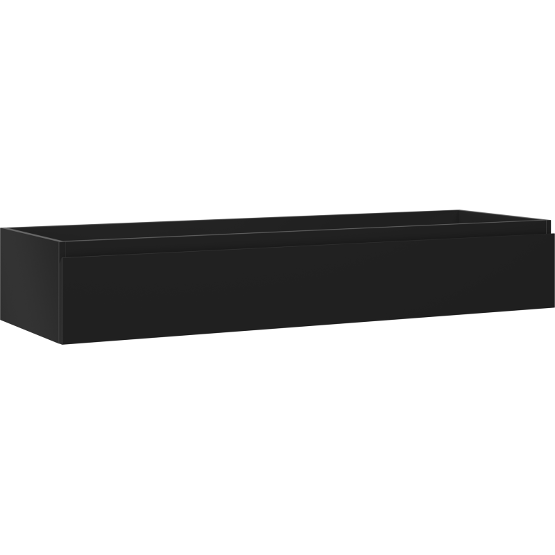 Mexen Orio armoire de salle de bain sous lavabo 140 cm, 1 tiroir, noir mat - 91A10-14023-1-BF71