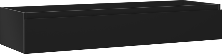 Mexen Orio meuble de salle de bain sous lavabo 140 cm, 1 tiroir, noir mat - 91A10-14023-1-BF71