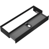 Mexen Orio armoire de salle de bain sous lavabo 160 cm, 1 tiroir, noir mat - 91A10-16023-1-BF71