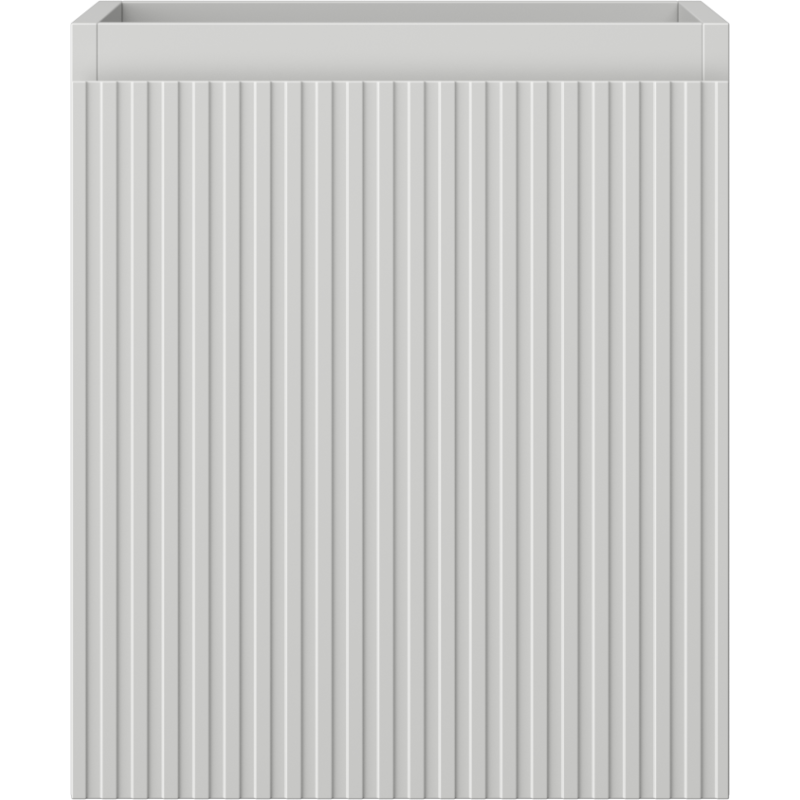 Mexen Rivel meuble de salle de bain sous-lavabo 40 cm, 1 tiroir, rainuré, gris mat - 91A20-04047-1-BF62