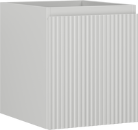 Mexen Rivel meuble de salle de bain sous-vasque 40 cm, 1 tiroir, rainuré, gris mat - 91A20-04047-1-BF62