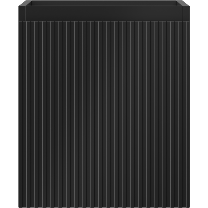 Mexen Rivel armoire de salle de bain sous-lavabo 40 cm, 1 tiroir, rainurée, noir mat - 91A20-04047-1-BF71