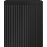 Mexen Rivel armoire de salle de bain sous-lavabo 40 cm, 1 tiroir, rainurée, noir mat - 91A20-04047-1-BF71
