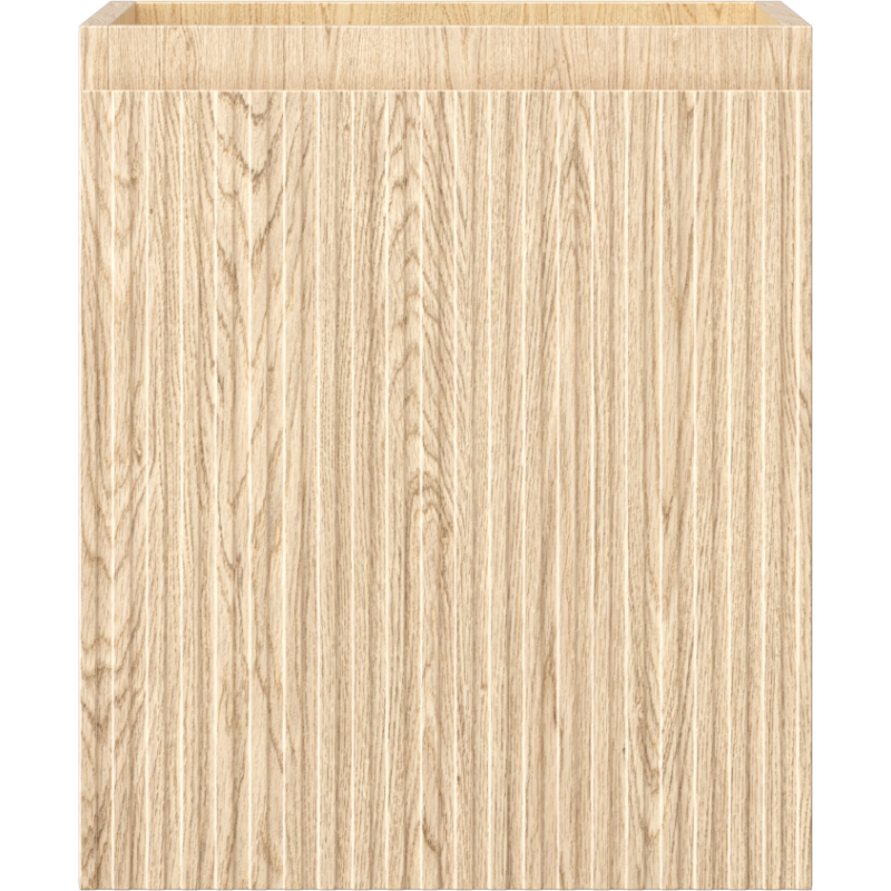 Mexen Rivel meuble de salle de bain sous-lavabo 40 cm, 1 tiroir, rainuré, chêne - 91A20-04047-1-BF81