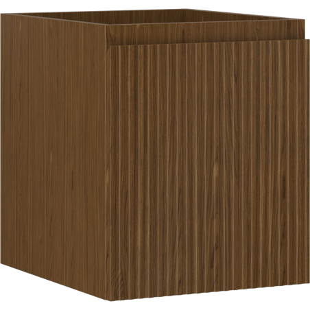 Mexen Rivel meuble de salle de bain sous-lavabo 40 cm, 1 tiroir, rainuré, noyer - 91A20-04047-1-BF86
