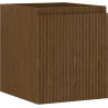 Mexen Rivel meuble de salle de bain sous-lavabo 40 cm, 1 tiroir, rainuré, noyer - 91A20-04047-1-BF86
