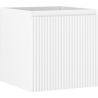 Mexen Rivel meuble de salle de bain sous lavabo 45 cm, 1 tiroir, rainuré, blanc mat - 91A20-04547-1-BF01