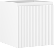 Mexen Rivel meuble de salle de bains sous-lavabo 45 cm, 1 tiroir, rainuré, blanc mat - 91A20-04547-1-BF01