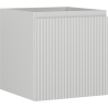 Mexen Rivel meuble de salle de bain sous-lavabo 45 cm, 1 tiroir, rainuré, gris mat - 91A20-04547-1-BF62