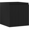 Mexen Rivel armoire de salle de bain sous lavabo 45 cm, 1 tiroir, rainuré, noir mat - 91A20-04547-1-BF71
