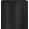 Mexen Rivel armoire de salle de bain sous lavabo 45 cm, 1 tiroir, rainuré, noir mat - 91A20-04547-1-BF71