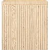 Mexen Rivel meuble de salle de bain sous-lavabo 45 cm, 1 tiroir, rainuré, chêne - 91A20-04547-1-BF81