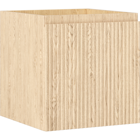 Mexen Rivel meuble de salle de bains sous lavabo 45 cm, 1 tiroir, rainuré, chêne - 91A20-04547-1-BF81