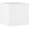 Mexen Rivel armoire de salle de bains sous lavabo 50 cm, 1 tiroir, rainurée, blanc mat - 91A20-05047-1-BF01