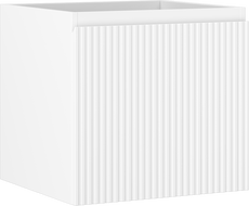 Mexen Rivel armoire de salle de bains sous lavabo 50 cm, 1 tiroir, rainurée, blanc mat - 91A20-05047-1-BF01