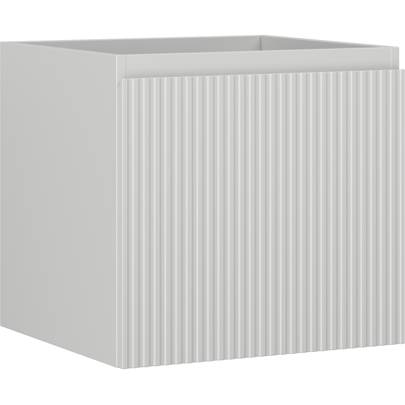 Mexen Rivel meuble de salle de bains sous-lavabo 50 cm, 1 tiroir, rainuré, gris mat - 91A20-05047-1-BF62