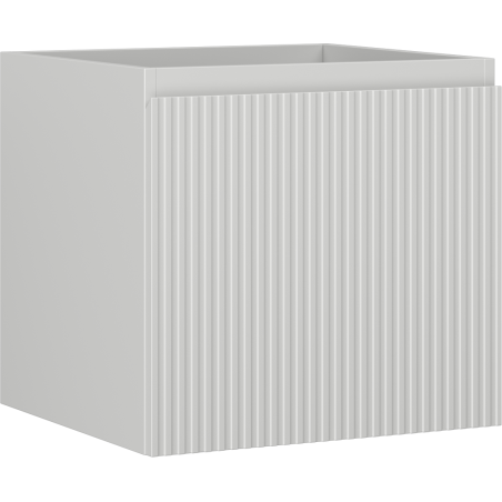 Mexen Rivel meuble de salle de bains sous-lavabo 50 cm, 1 tiroir, rainuré, gris mat - 91A20-05047-1-BF62