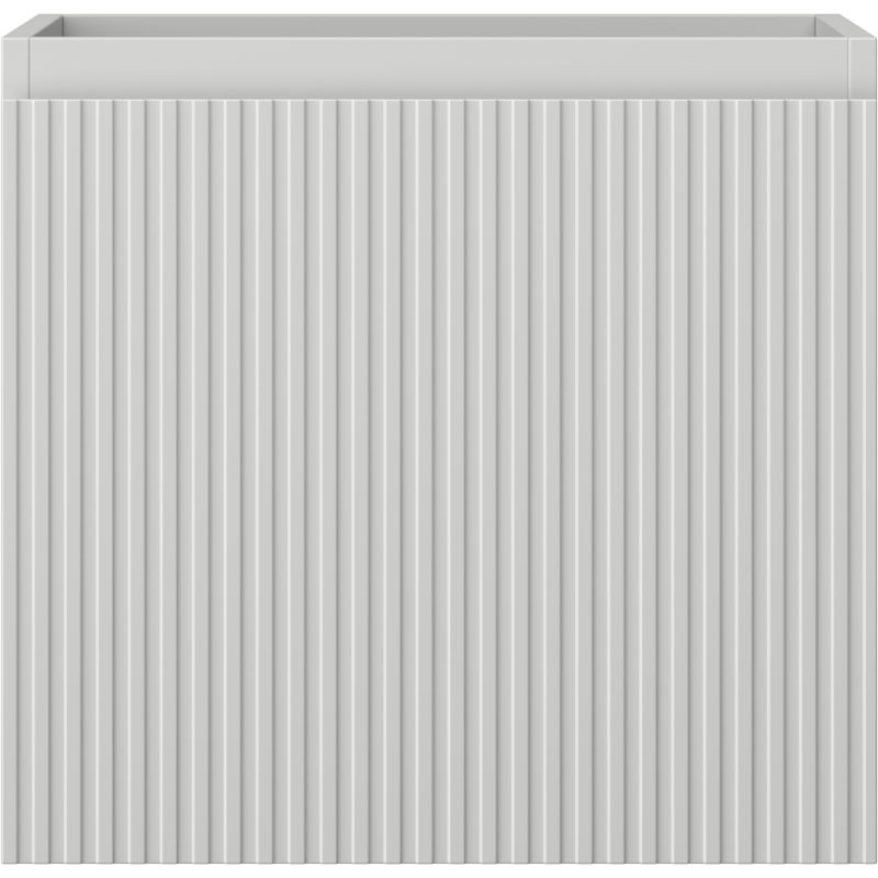 Mexen Rivel meuble de salle de bains sous-lavabo 50 cm, 1 tiroir, rainuré, gris mat - 91A20-05047-1-BF62