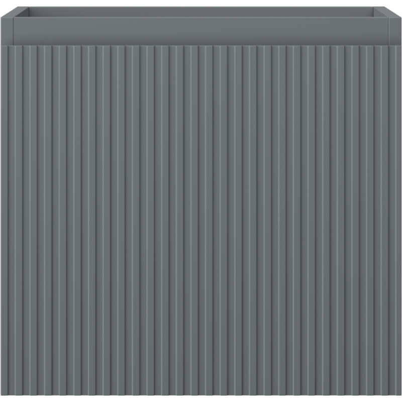 Mexen Rivel meuble salle de bain sous-lavabo 50 cm, 1 tiroir, rainuré, graphite mat - 91A20-05047-1-BF66