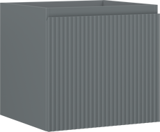 Mexen Rivel armoire de salle de bains pour lavabo 50 cm, 1 tiroir, rainuré, graphite mat - 91A20-05047-1-BF66