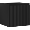 Mexen Rivel meuble de salle de bain sous lavabo 50 cm, 1 tiroir, rainuré, noir mat - 91A20-05047-1-BF71