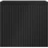 Mexen Rivel meuble de salle de bain sous-vasque 50 cm, 1 tiroir, strié, noir mat - 91A20-05047-1-BF71