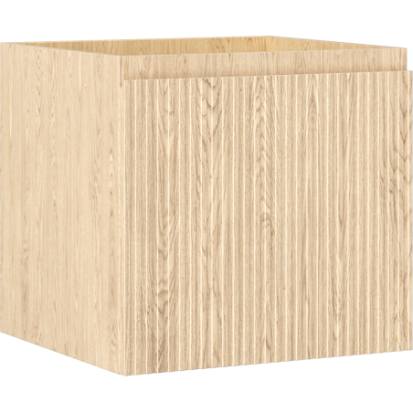 Mexen Rivel meuble de salle de bains sous-lavabo 50 cm, 1 tiroir, rainuré, chêne - 91A20-05047-1-BF81
