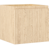 Mexen Rivel meuble de salle de bains sous-lavabo 50 cm, 1 tiroir, rainuré, chêne - 91A20-05047-1-BF81
