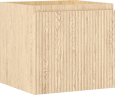 Mexen Rivel meuble de salle de bains sous-lavabo 50 cm, 1 tiroir, rainuré, chêne - 91A20-05047-1-BF81