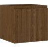 Mexen Rivel meuble-lavabo 50 cm, 1 tiroir, rainuré, noyer - 91A20-05047-1-BF86