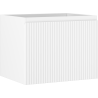 Mexen Rivel meuble de salle de bain sous lavabo 60 cm, 1 tiroir, rainuré, blanc mat - 91A20-06047-1-BF01