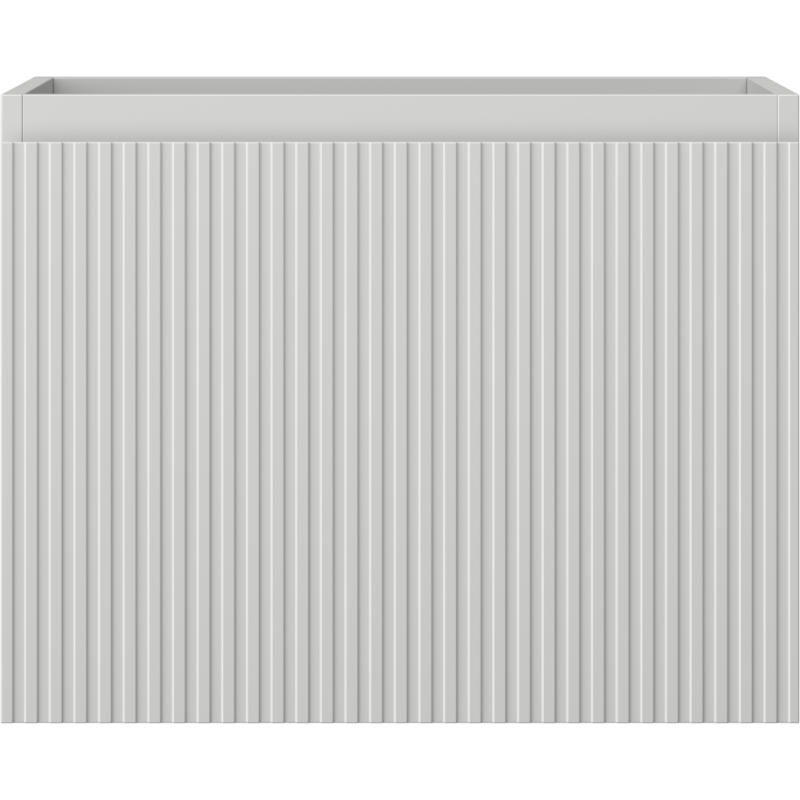 Mexen Rivel armoire de salle de bain sous-lavabo 60 cm, 1 tiroir, rainurée, gris mat - 91A20-06047-1-BF62