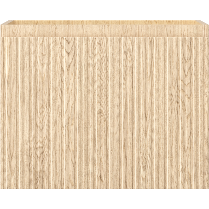 Mexen Rivel meuble de salle de bain sous lavabo 60 cm, 1 tiroir, rainuré, chêne - 91A20-06047-1-BF81