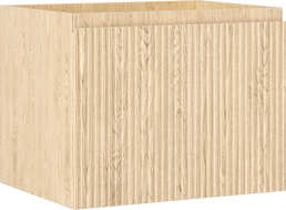 Mexen Rivel meuble de salle de bain sous lavabo 60 cm, 1 tiroir, rainuré, chêne - 91A20-06047-1-BF81