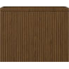 Mexen Rivel meuble de salle de bains sous lavabo 60 cm, 1 tiroir, rainuré, noyer - 91A20-06047-1-BF86