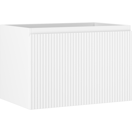 Mexen Rivel meuble de salle de bain sous-vasque 70 cm, 1 tiroir, rainuré, blanc mat - 91A20-07047-1-BF01