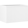 Mexen Rivel meuble de salle de bain sous-vasque 70 cm, 1 tiroir, rainuré, blanc mat - 91A20-07047-1-BF01