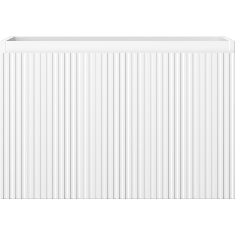 Mexen Rivel meuble de salle de bains sous lavabo 70 cm, 1 tiroir, rainuré, blanc mat - 91A20-07047-1-BF01