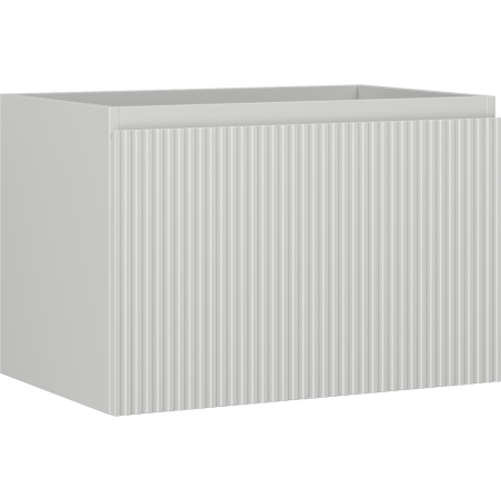 Mexen Rivel meuble de salle de bain sous lavabo 70 cm, 1 tiroir, rainuré, gris mat - 91A20-07047-1-BF62