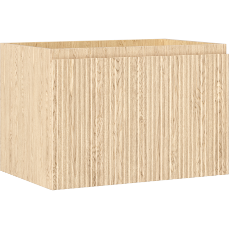 Mexen Rivel armoire de salle de bains sous lavabo 70 cm, 1 tiroir, rainurée, chêne - 91A20-07047-1-BF81