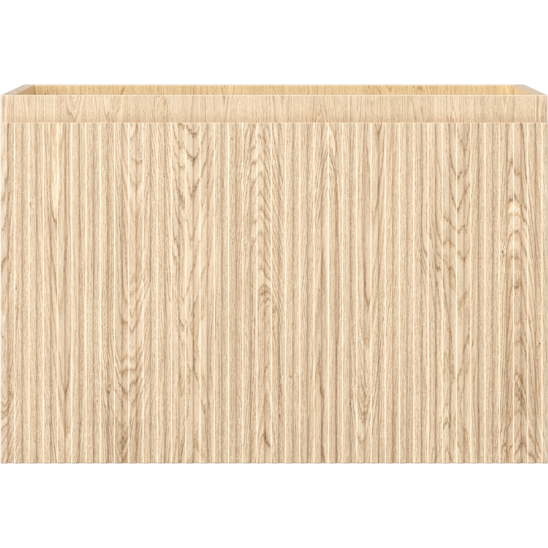 Mexen Rivel meuble de salle de bains sous-lavabo 70 cm, 1 tiroir, rainuré, chêne - 91A20-07047-1-BF81