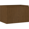 Mexen Rivel meuble de salle de bain sous-lavabo 70 cm, 1 tiroir, rainuré, noyer - 91A20-07047-1-BF86
