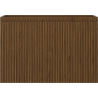 Mexen Rivel meuble de salle de bain sous-lavabo 70 cm, 1 tiroir, rainuré, noyer - 91A20-07047-1-BF86
