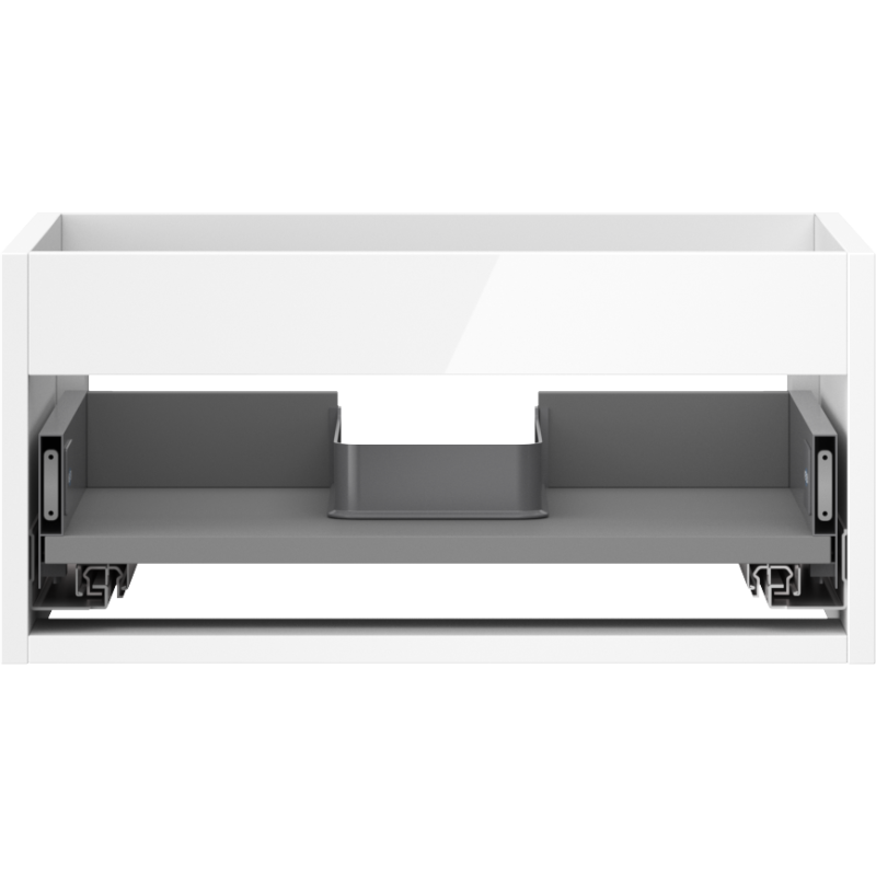 Mexen Box-A corps de l'armoire sous-lavabo 50 cm, 1 tiroir, blanc brillant - 91AX0-0500-235-1-00